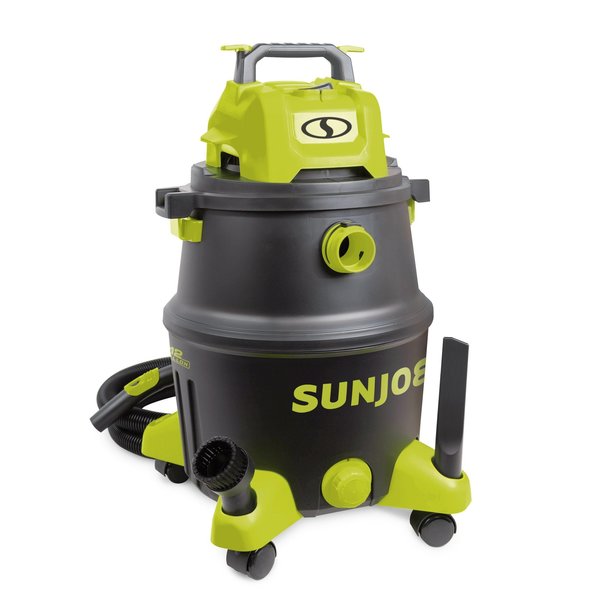 Sun Joe 12-Gal 1200W 6.5 Pk HP Wet/Dry Shop Vac, HEPA Filtration, Wheeled w/Attachments SWD12000